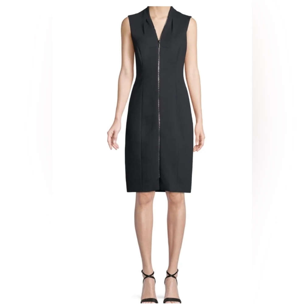 Elie Tahari Elegant Black Sleeveless Dress